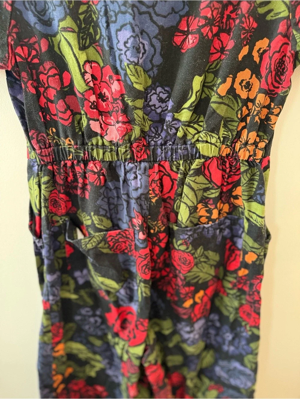 Lucy & Yak Organic Cotton Jumpsuit in Maria Print - Picture 6 of 8